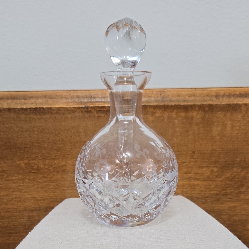 Rogaska Gallia Lead Crystal Perfume Bottle With Dauber Made In Yugoslavia